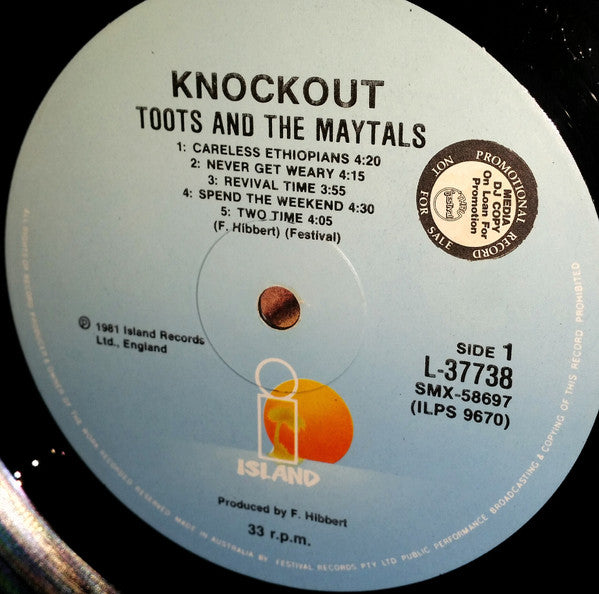Toots & The Maytals : Knock Out! (LP, Album)