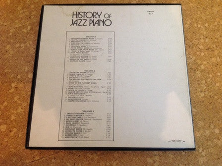 Various : History Of Jazz Piano (3xLP, Comp + Box)
