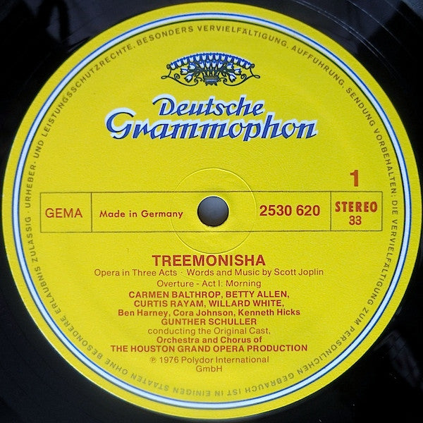 Scott Joplin : Treemonisha (Original Cast Recording) (Box, Album + 2xLP)