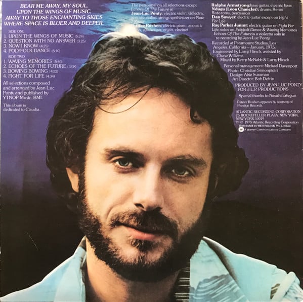 Jean-Luc Ponty : Upon The Wings Of Music (LP, Album)