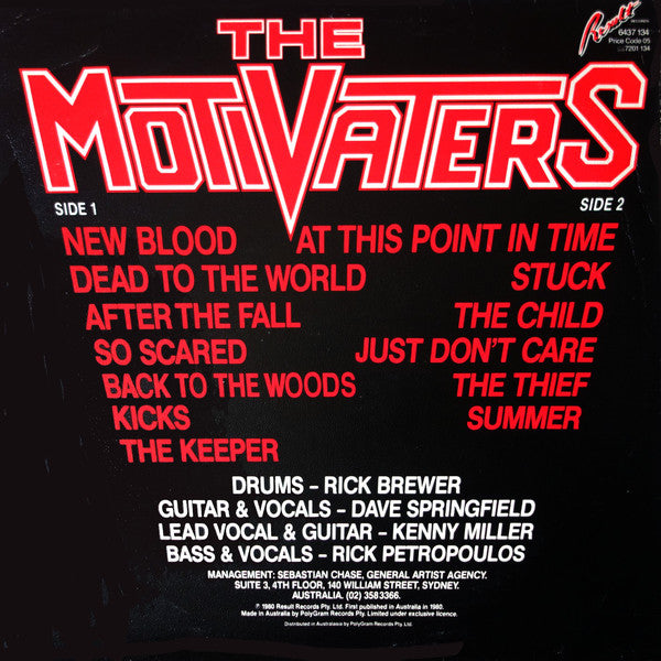 The Motivaters : The Motivaters (LP, Album)