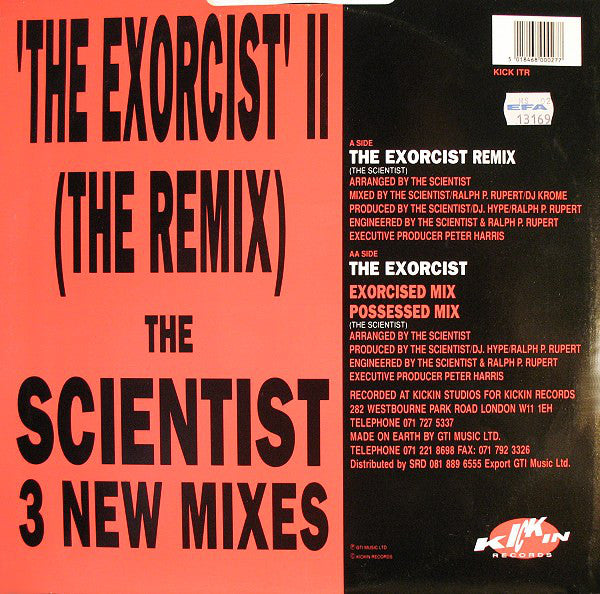 The Scientist : The Exorcist II (The Remix) (12")