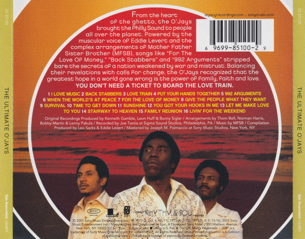 The O'Jays : The Ultimate O'Jays (CD, Comp)