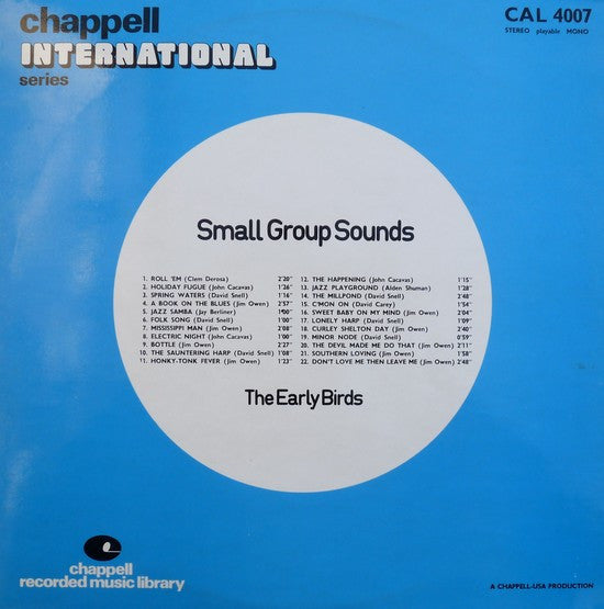 The Early Birds : Small Group Sounds (LP)