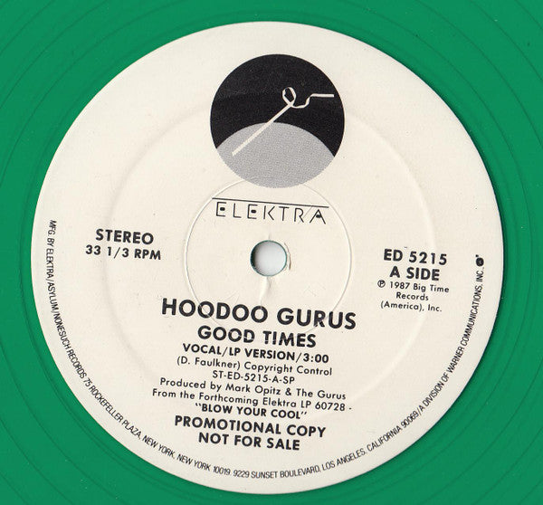 Hoodoo Gurus : Good Times (12", Promo, Gre)