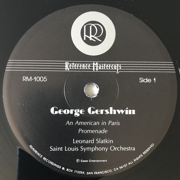 George Gershwin, Leonard Slatkin, Saint Louis Symphony Orchestra : An American In Paris / Promenade / Catfish Row (LP, Comp, Ltd, Num, Gat)