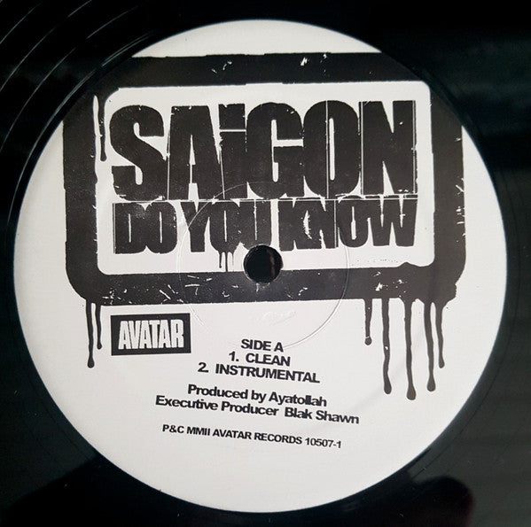 Saigon : Do You Know (12")