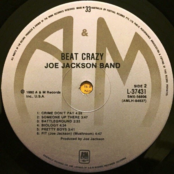 Joe Jackson Band : Beat Crazy (LP, Album)