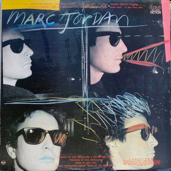 Marc Jordan : Talking Through Pictures (LP, Album)