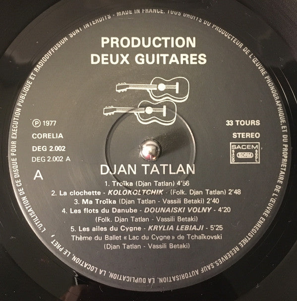 Djan Tatlan* : Djan Tatlan (LP)