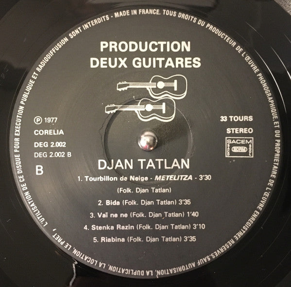 Djan Tatlan* : Djan Tatlan (LP)