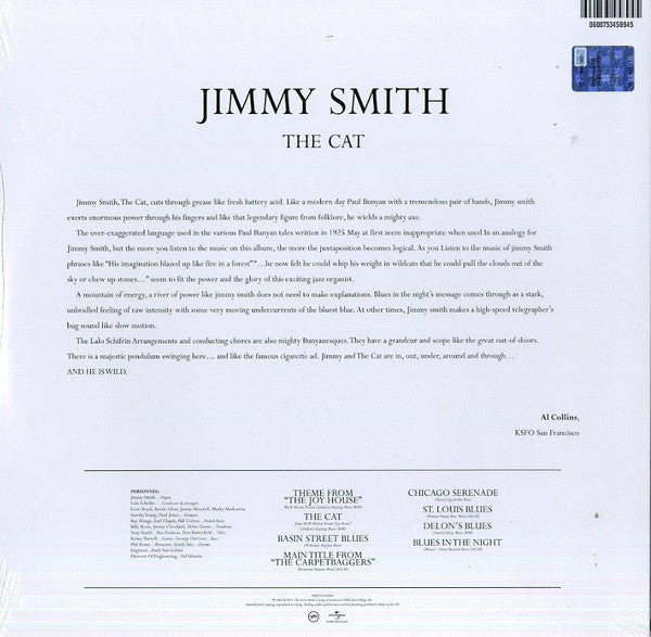 Jimmy Smith : The Cat (LP, Album, RE, RM)