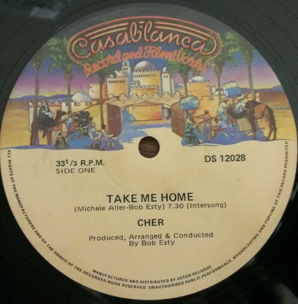 Cher : Take Me Home / My Song (Too Far Gone) (12")