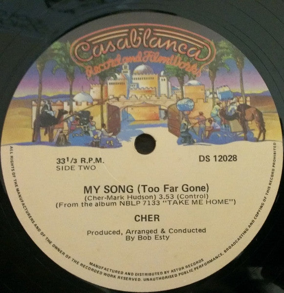 Cher : Take Me Home / My Song (Too Far Gone) (12")