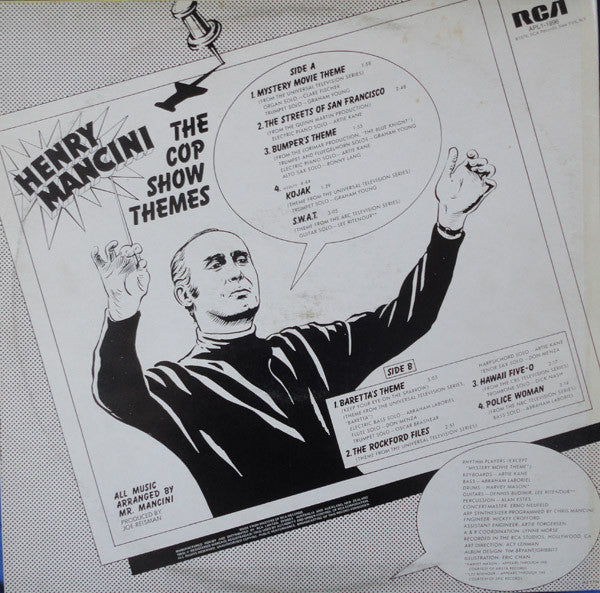 Henry Mancini : The Cop Show Themes (LP, Album)