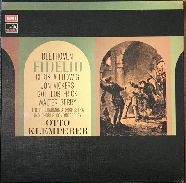 Beethoven*, Christa Ludwig, Jon Vickers, Gottlob Frick, Walter Berry, The Philharmonia Orchestra* And Chorus* Conducted By Otto Klemperer : Fidelio (3xLP, RP + Box, RE)