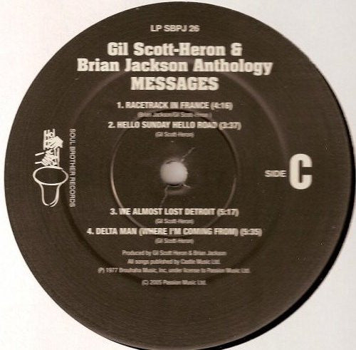Gil Scott-Heron & Brian Jackson : Anthology. Messages (2xLP, Comp)