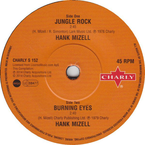 Hank Mizell : Jungle Rock (7", Single, RSD)