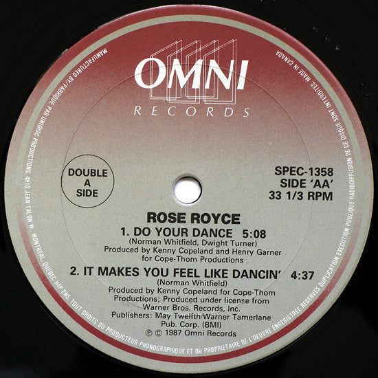 Rose Royce : Car Wash / Do Your Dance / It Makes You Feel Like Dancin' (12", RE)