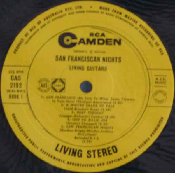 Living Guitars : San Franciscan Nights (LP)