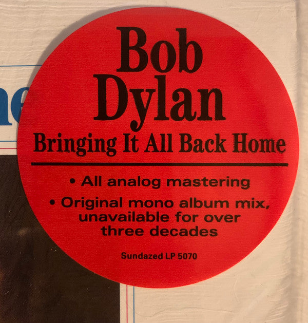 Bob Dylan : Bringing It All Back Home (LP, Album, Mono, RE, RM, 180)