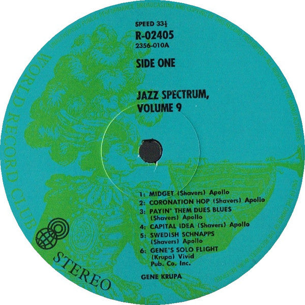 Gene Krupa : Jazz Spectrum Vol. 9 (LP, Comp, Club)