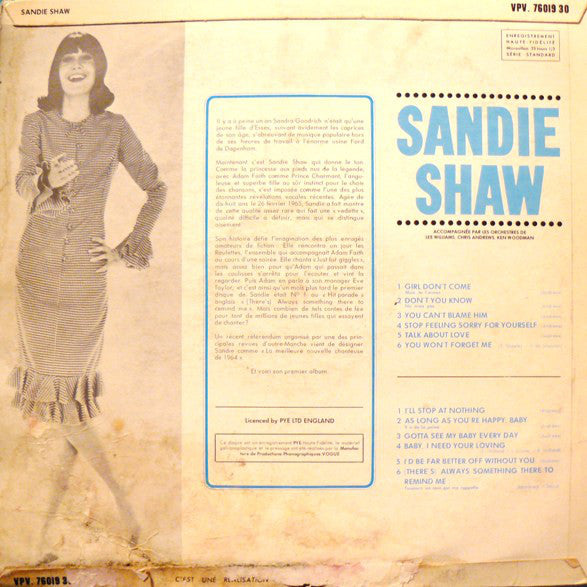 Sandie Shaw : Sandie Shaw (LP, Album)