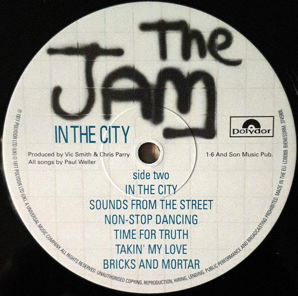 The Jam : In The City (LP, Album, RE, 180)