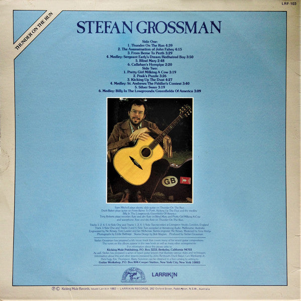 Stefan Grossman : Thunder On The Run (LP, Album)