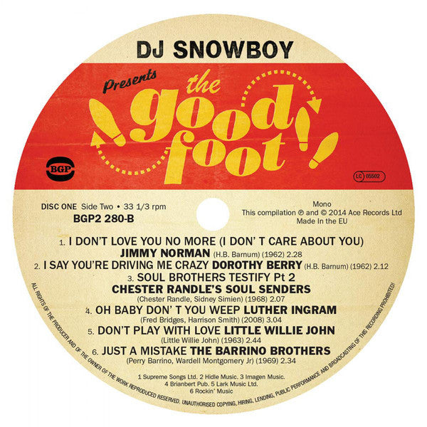 Snowboy : The Good Foot (2xLP, Comp)