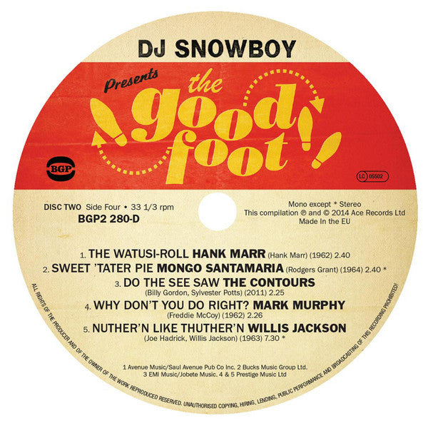 Snowboy : The Good Foot (2xLP, Comp)