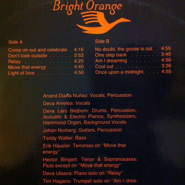 Bright Orange : No Doubt, The Goose Is Out! (LP, Album)