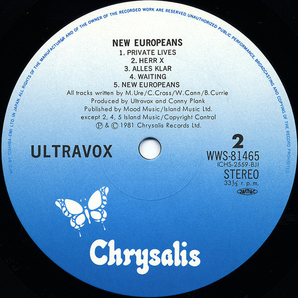 Ultravox : New Europeans (LP, Comp)