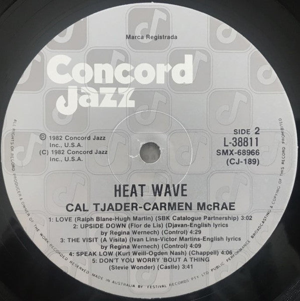 Cal Tjader ▪ Carmen McRae : Heat Wave (LP, Album, RE)