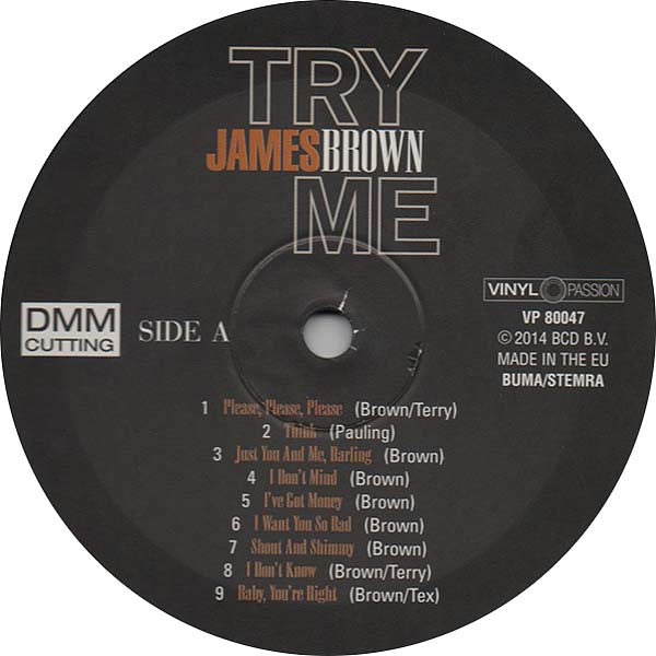 James Brown : Try Me (LP, Comp)