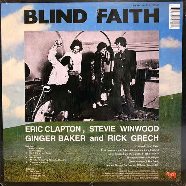Blind Faith (2) : Blind Faith (LP, Album, RE, 180)