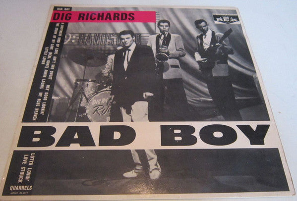 Digby Richards : Bad Boy (LP, Album, Mono)