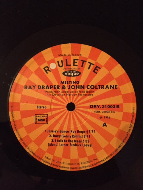 Joe Newman / Zoot Sims - Ray Draper / John Coltrane : "Meeting" (2xLP, Comp)