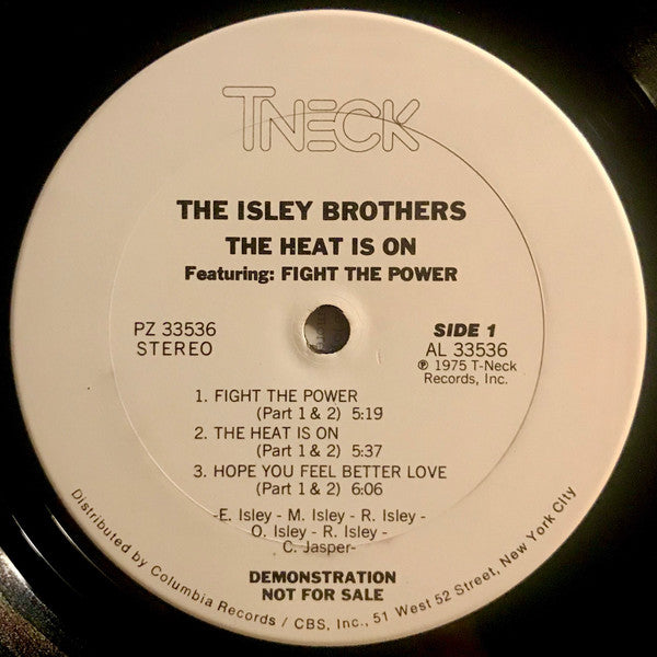 The Isley Brothers : The Heat Is On (LP, Album, Promo, Gat)