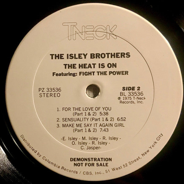 The Isley Brothers : The Heat Is On (LP, Album, Promo, Gat)