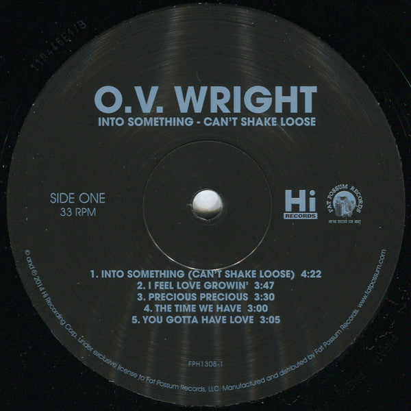 O.V. Wright : Into Something, Can't Shake Loose (LP, Album, RE)