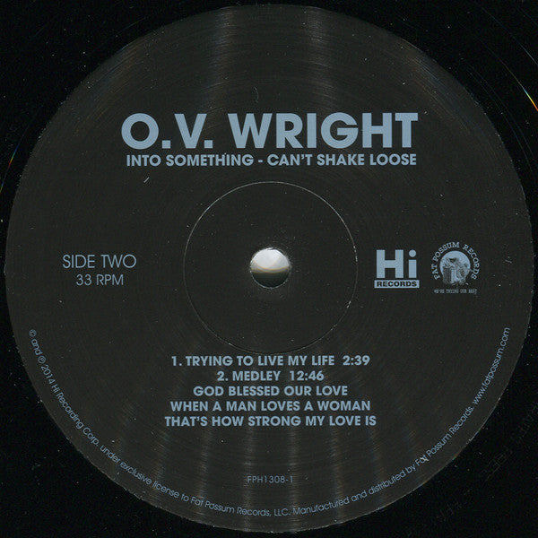 O.V. Wright : Into Something, Can't Shake Loose (LP, Album, RE)