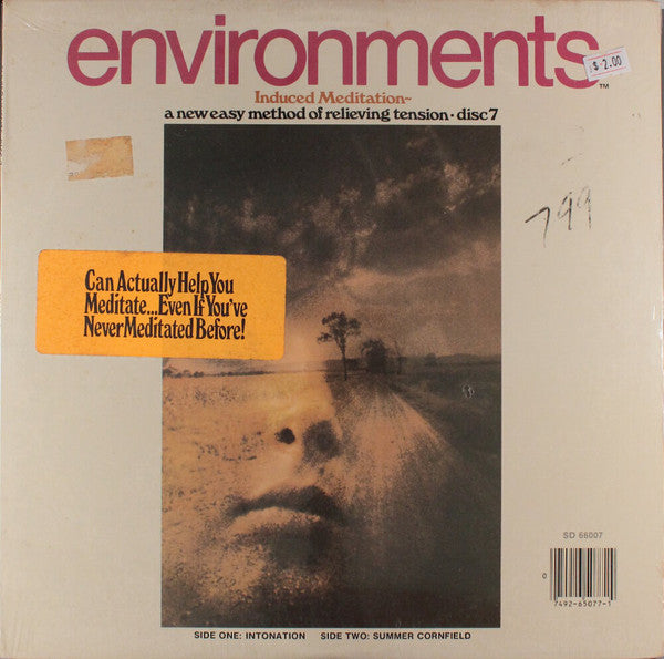 No Artist : Environments (Induced Meditation - A New Easy Method Of Relieving Tension - Disc 7) (LP, RE)