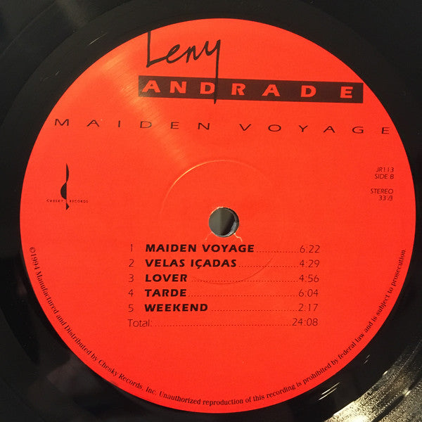 Leny Andrade Featuring Fred Hersch : Maiden Voyage (LP, Album)