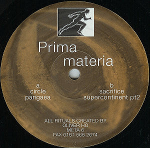 Oliver Ho : Prima Materia (2x12", EP)