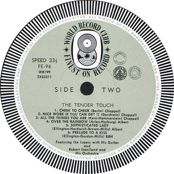 Ike Isaacs : The Tender Touch (LP, Album, Mono, Club)