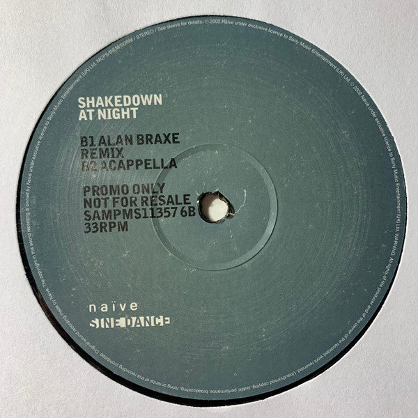 Shakedown : At Night (12", Promo)