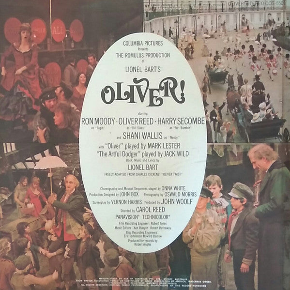 Lionel Bart : Oliver! (Original Soundtrack Recording) (LP, Album, Gat)