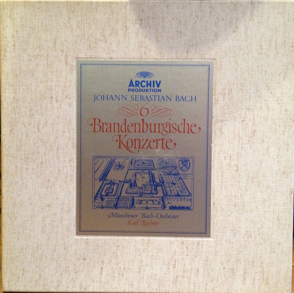 Johann Sebastian Bach, Münchener Bach-Orchester, Karl Richter : 6 Brandenburgische Konzerte (2xLP + Box)