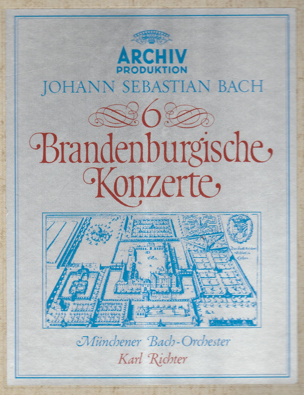 Johann Sebastian Bach, Münchener Bach-Orchester, Karl Richter : 6 Brandenburgische Konzerte (2xLP + Box)